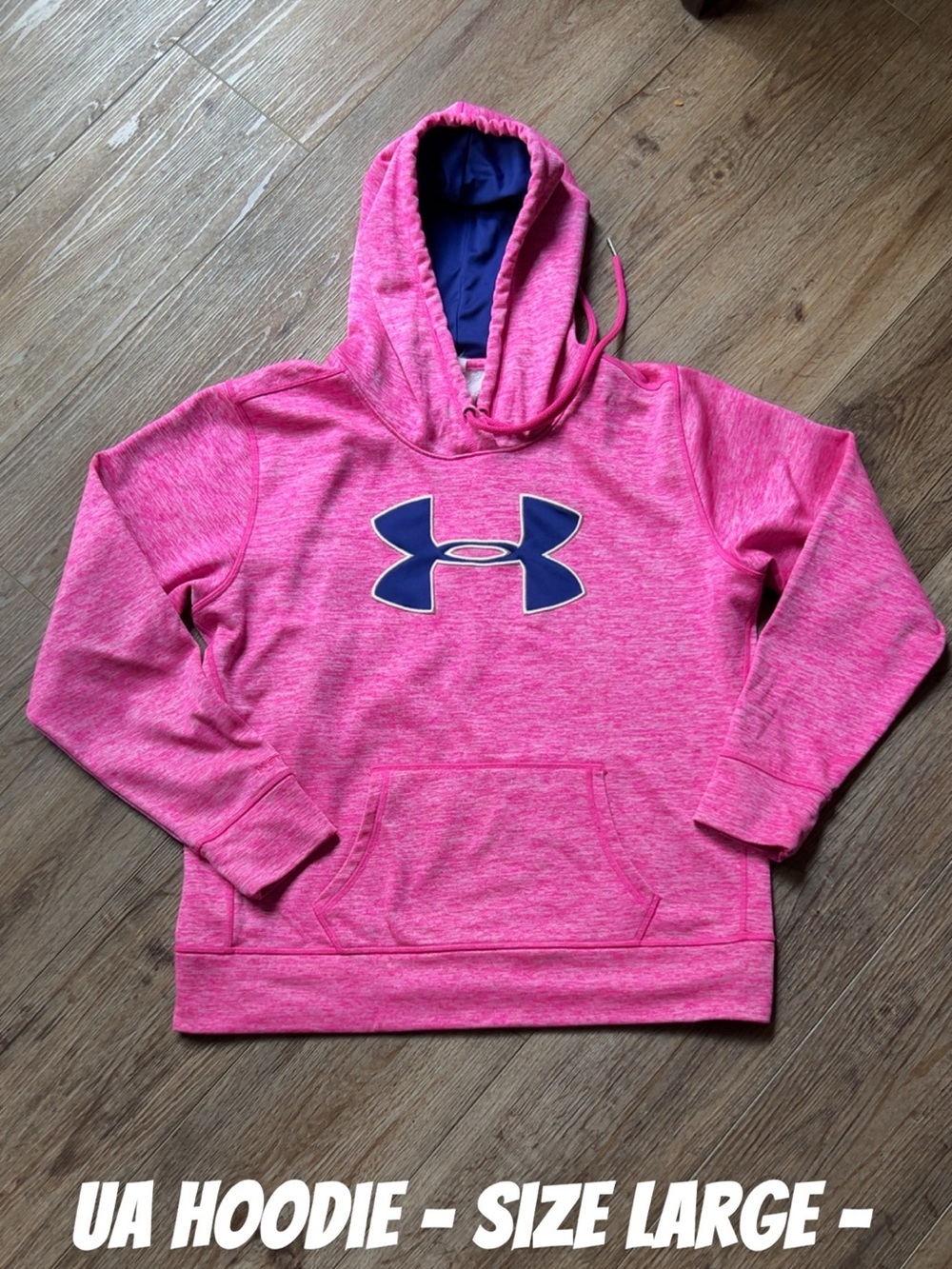 Under Armour Pink Logo Hoodie